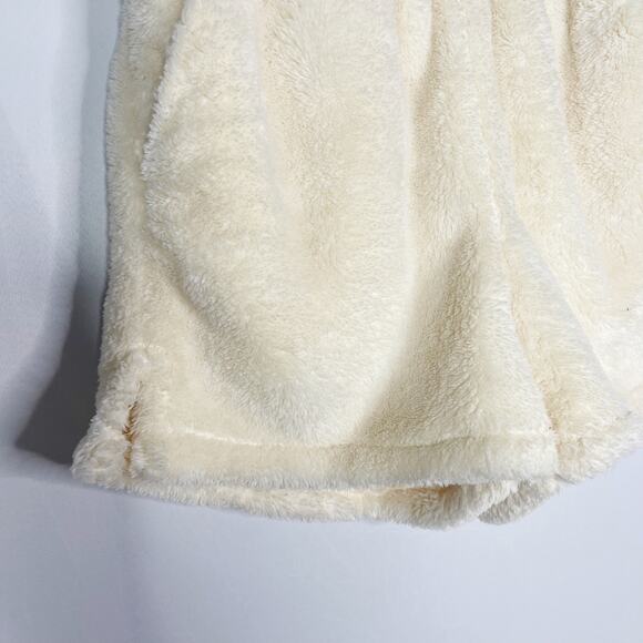 Apparis XXS/ XS Cream Teddy Sherling Sherpa Pull On Shorts Lounge Cozy Casual - Picture 4 of 8